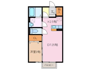 小古曽駅 徒歩8分 1階の物件間取画像